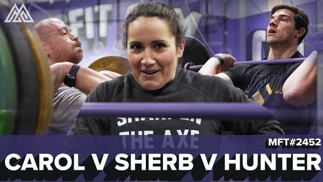 'In WOD Lifting | Front Squat Workout | Caroline vs. Sherb vs. Hunter'