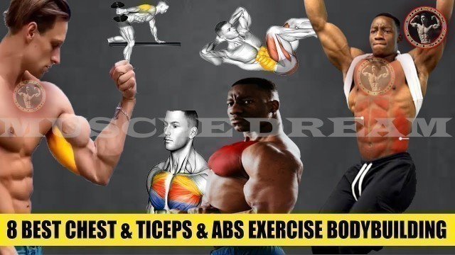 'chest triceps and abs workout bodybuilding fitness USA fantastic'