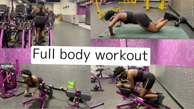 'Full body workout #vlogtober #day21  #gym #fitness #planetfitness #abs #workout'
