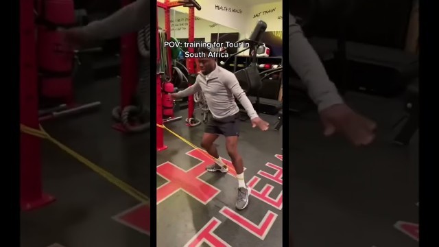 'Kevin Hart Training For Tour In South Africa..