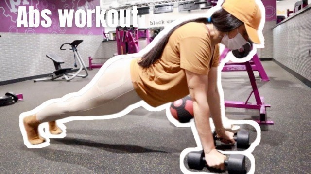 'My abs workout routine *Gym Vlog* #nathaleerod'