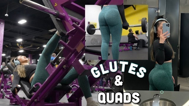 'GLUTE AND QUAD WORKOUT AT PLANET FITNESS'