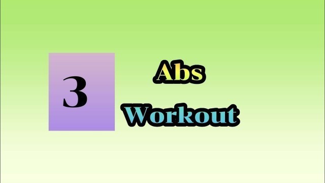 'Abs Exercise | Abs Workout'