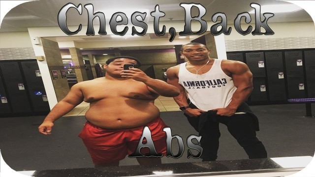 'Vlog 2 Chest, Back, Abs Workout'