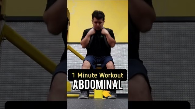'Best Abdominals Planet Fitness 1 Minute Workout'