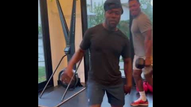 'Kevin Hart Working Out & Vibing to Certified Lover Boy by Drake'