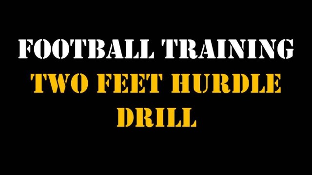 'Football Agility Training Drills: Agility Hurdle'