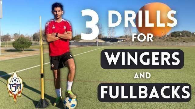 '3 Soccer Drills for Wide Players | Football Technical Session for Wingers and Fullbacks'