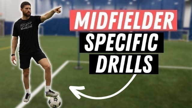 'Midfielder Specific Drills - Individual Midfielder Training'