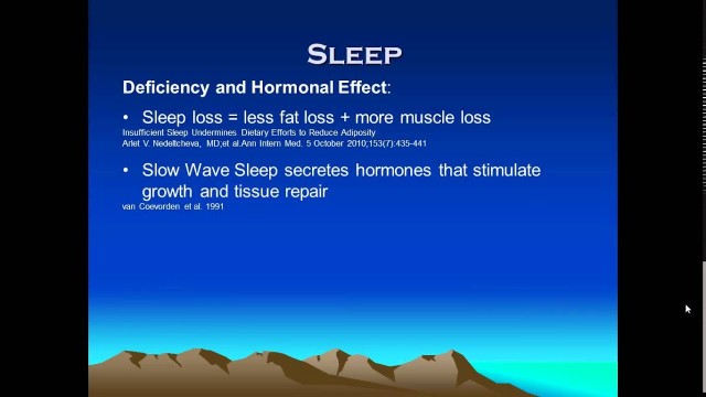 'Sleep and its Effect on Body Composition - Conan Fitness'