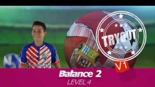 'Level 4 AGILIT3ON - TRYOUT - Balance 2 - #ONE2TRAIN™ Soccer Training Drills & Skills Video'