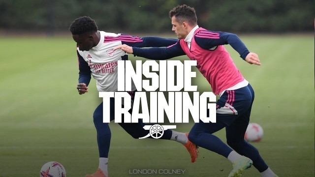 'INSIDE TRAINING | Drills, rondos and some \'Invincible\' guests | Getting set for Southampton'