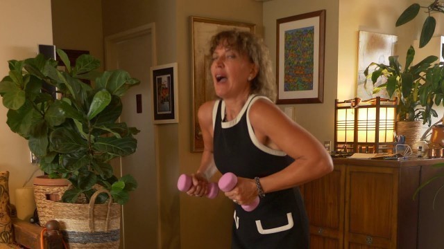 'More Jane Fonda\'s Aerobics - Now with weights'