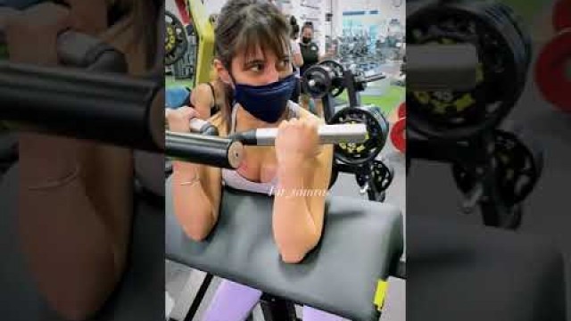 'Gym girl hot workout | Bodybuilding motivation | gym girl sexy workout #shorts(3)'