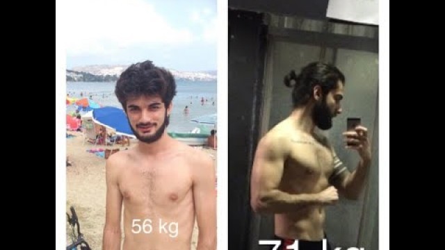 '4 Years Body Transformation / 4 Yıl Fitness Vücut Gelişim Süreci ( Before - After )'