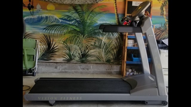 'Vision Fitness T9600 Treadmill Service And Roller Overhaul'