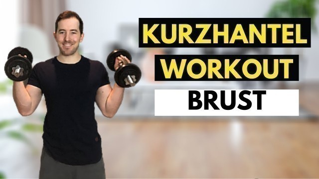 'BRUST Workout mit Kurzhanteln für zu Hause ✅'