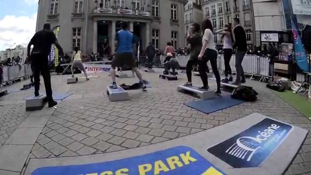 'Fitness Park Rezé - place du Commerce à Nantes - 24 mai 2014'