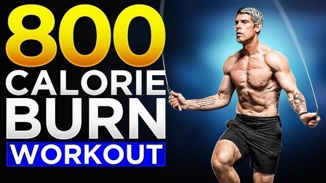 '800 Calorie Burn At Home Jump Rope Workout'