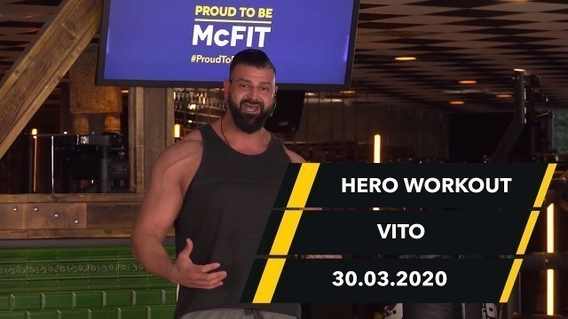 'Brust & Bizeps Workout - Vito | 30.03. | McFIT | The Big Pump'