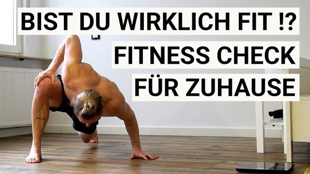 '9 Übungen als Fitness-Check für Zuhause | Du wirst sie nicht direkt können!'