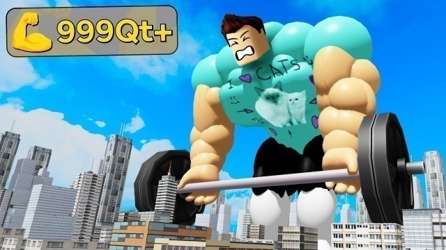 'I lifted the MAX WEIGHT in Roblox Fitness Simulator'