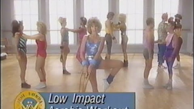 'Jane Fonda Workout Library preview vhs early 90s'