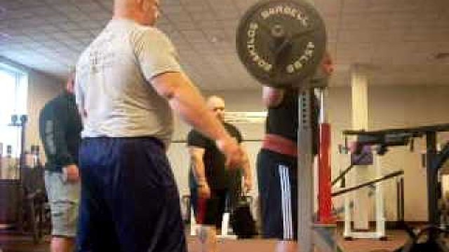 'Mark Bell - of Super Training - Box Squatting 500 pounds @ Vision Fitness'