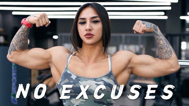 'NO EXCUSES - Female Fitness Motivation - Workout Motivation 