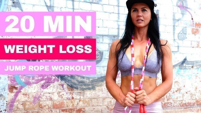 '20 Minute Jump Rope Weight Loss Workout'