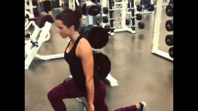 'Sarah Bowmar Lunge Workout'