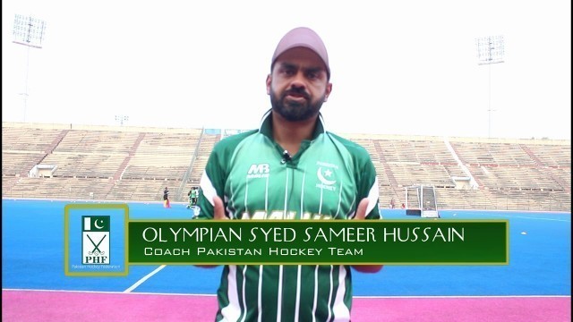 'Olympian Syed Sameer Hussain Coach Pakistan Hockey Team on Fitness training Camp'