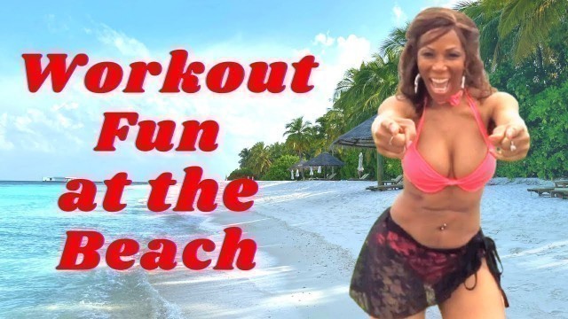 'Workout Fun At The Beach | Full Body Beach Workout | Fitness Motivation 2021'