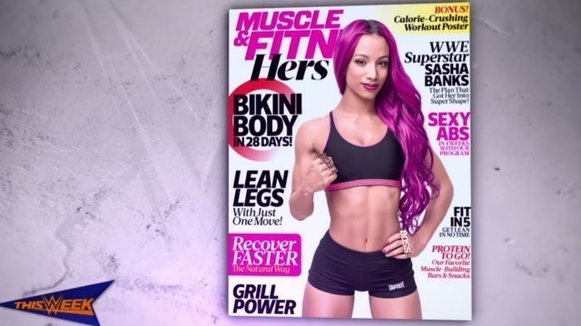 'Go on the set of Sasha Banks \"Muscle & Fitness Hers\" Cover Shoot'