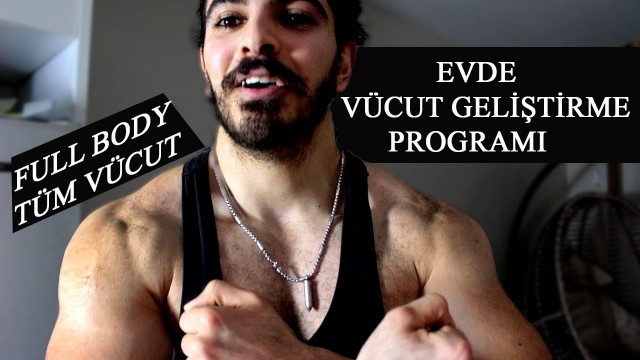 'EVDE VÜCUT GELİŞTİRME PROGRAMI ! Evde Spor Kas Yapma 2 Dumbell (Dambıl) Fitness FULL BODY ANTRENMAN'