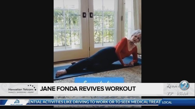 'Social Scene: Jane Fonda Revives Workout'