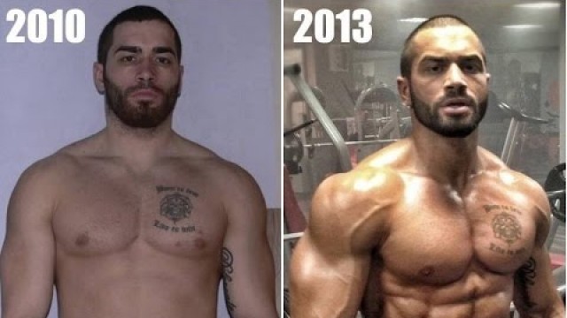 'World champions fitness before / after'