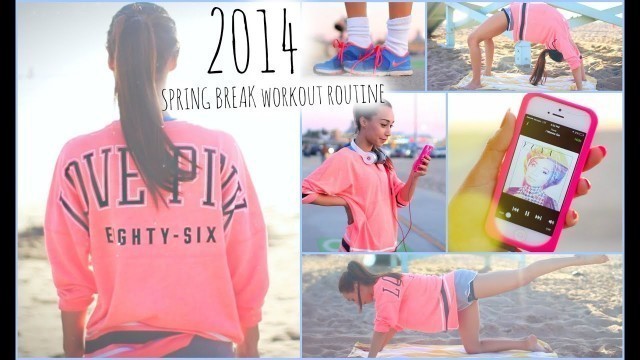 'Get A Spring Break Bikini Body! My Workout Routine | MyLifeAsEva'