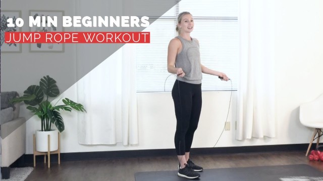 '10 Min Jump Rope Workout for Beginners'