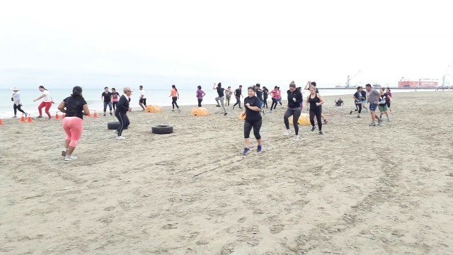 'FITNESS  BEACH. MANTA ECUADOR. 2019'