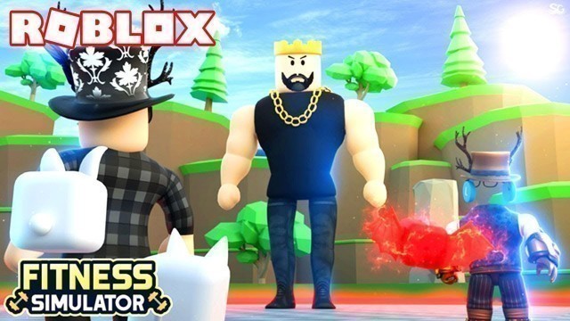 'HACIENDOME SUPER FUERTE EN EL NUEVO FITNESS SIMULATOR DE ROBLOX 