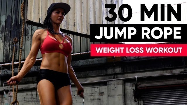 '30 Min Jump Rope Workout To Lose Weight'