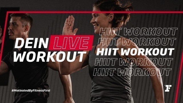 'Fitness First Live Workout - HIIT Workout mit Filiz'