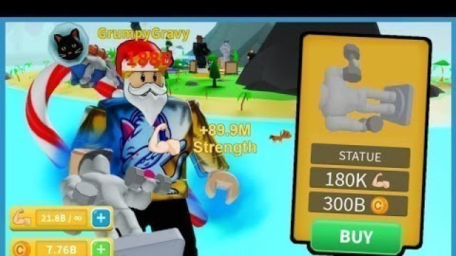 'BUYING THE 300,000,000,000 MAX WEIGHT AND BECOMING MEGA SIZE | Roblox Workout Island'