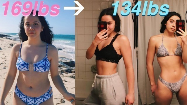 'MY FITNESS JOURNEY | HOW I LOST 35lbs, Before & After Pics, What I Eat and Tips!'