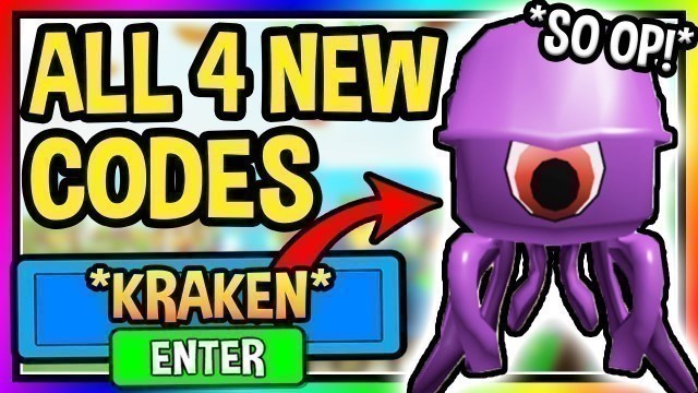 'ALL 4 NEW GYM REALMS CODES *KRAKEN* - Candyland (Roblox)'