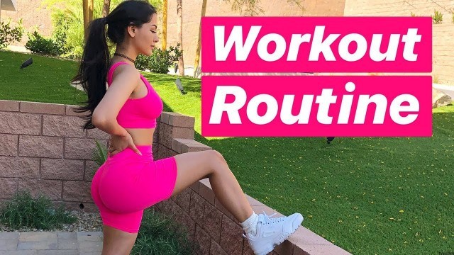 'MY WORKOUT ROUTINE'