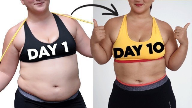 'Plus Size tries JUMP ROPE Workout for 10 days 