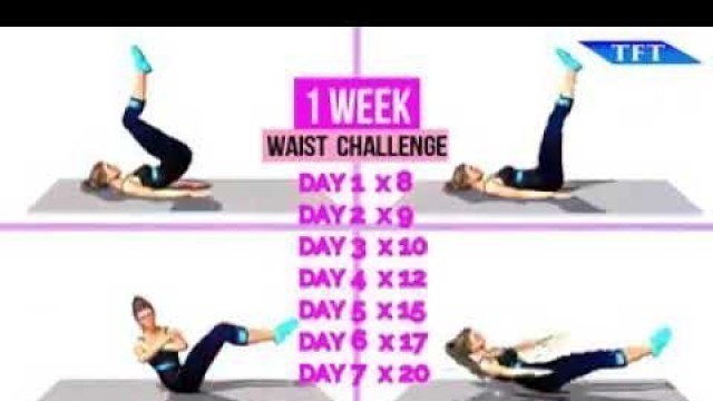 '1 WEEK WAIST CHALLENGE - TEAM FITNESS TRAINING'