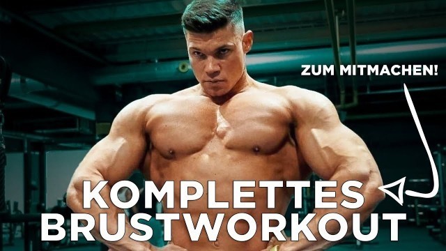 'BRUSTWORKOUT ! Komplettes Brust Training  